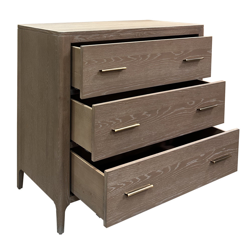 Abberley 3 Drawer Chest of Drawers | Oak