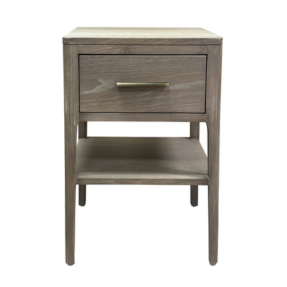 Abberley One Drawer Bedside Table | Oak