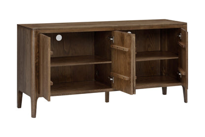 Abberley Brown Oak 4 Door Sideboard