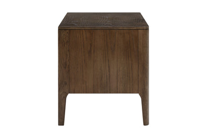 Shop the Abberley TV Unit. Crafted in dark stained brown oak, visible grain and ribbed design to add a touch of sophistication. Shop online today at www.nobleandnook.co.uk
