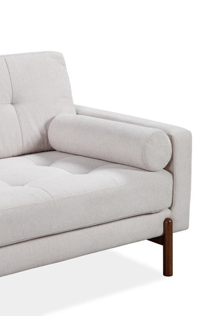 The Candover Upholstered Sofa in Neutral Fabric