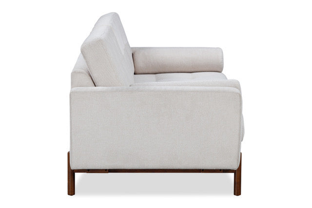 The Candover Upholstered Sofa in Neutral Fabric