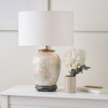 Daikon Flower Medium Glass Table Lamp Base – Hand-Blown Jenny Worrall Design