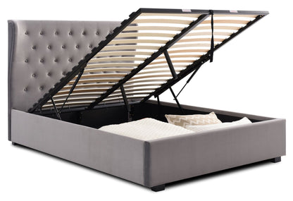 Experience ultimate comfort and sophistication with the Upholstered Wing Back Ottoman Bed, designed to elevate your bedroom with its timeless elegance. Shop online today at www.nobleandnook.co.uk