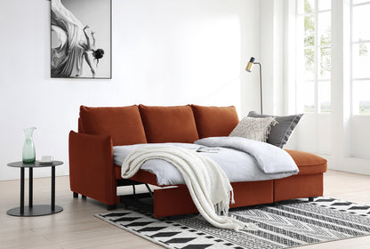 Blaire Corner Sofa Bed with Chaise Storage