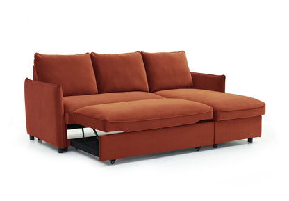 Blaire Corner Sofa Bed with Chaise Storage