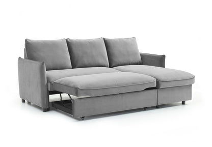 Blaire Corner Sofa Bed with Chaise Storage