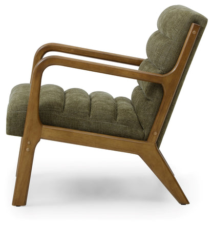 Inca Chair Ribbed Walnut Frame