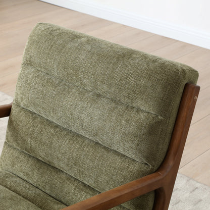 Inca Chair Ribbed Walnut Frame