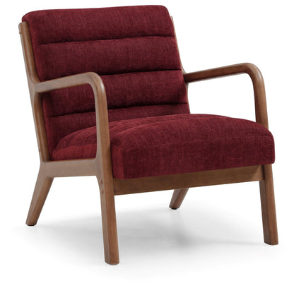 Inca Chair Ribbed Walnut Frame