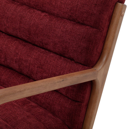 Inca Chair Ribbed Walnut Frame