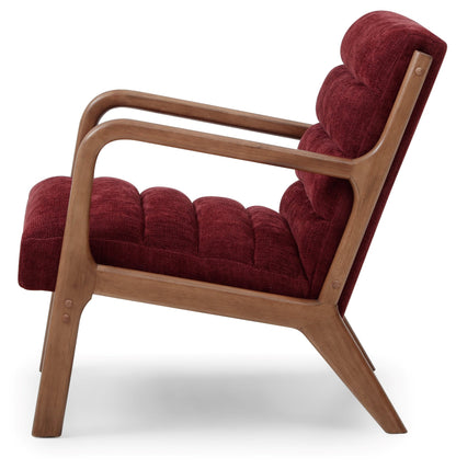 Inca Chair Ribbed Walnut Frame