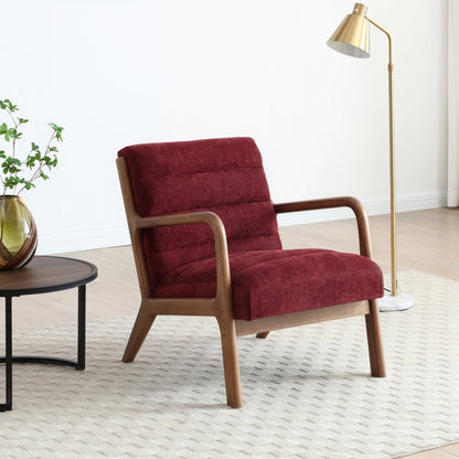 Inca Chair Ribbed Walnut Frame