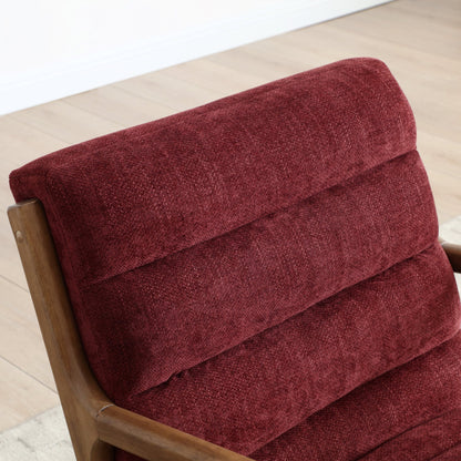 Inca Chair Ribbed Walnut Frame