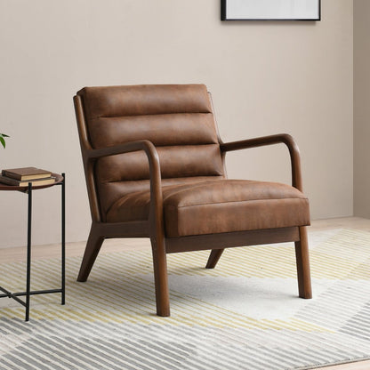 Inca Chair Ribbed Walnut Frame