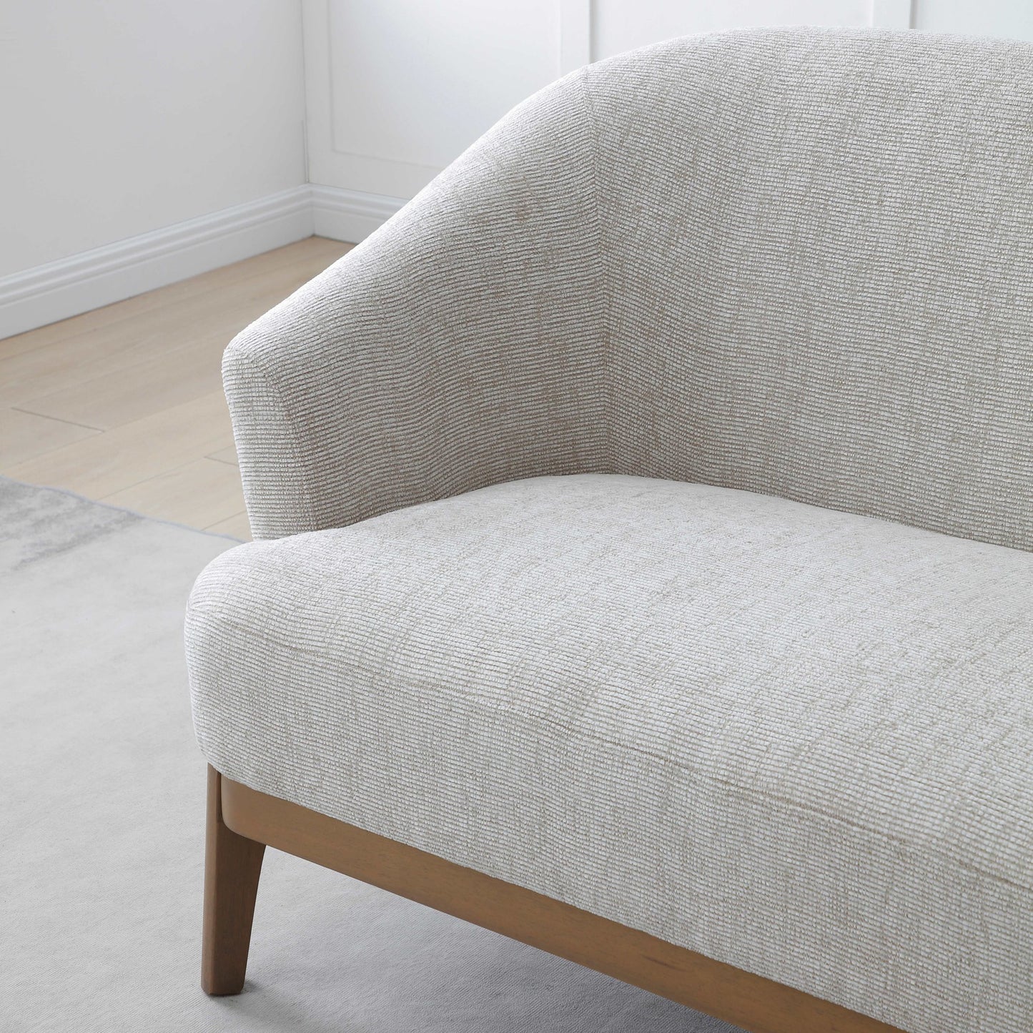 Ella 2 Seater Chair | Natural Chenille or Distressed Olive