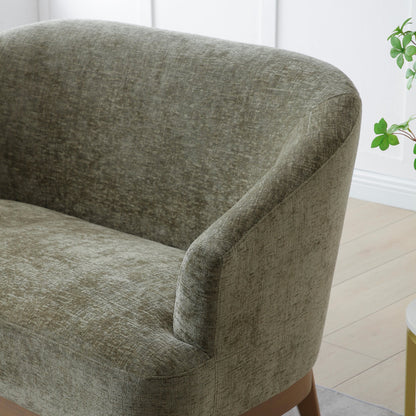 Ella 2 Seater Chair | Natural Chenille or Distressed Olive