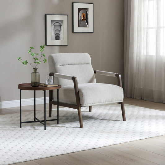 Shop the elegant Olivia Accent Chair in Natural Chenille. Elevate your space with this sophisticated accent chair. FREE UK MAINLAND DELIVERY. Shop online now at www.nobleandnook.co.uk
