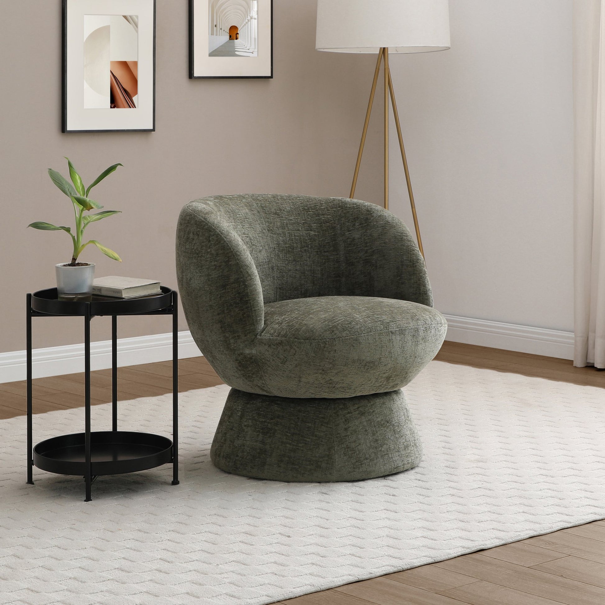Experience comfort and style with the Tulip Swivel Chair – the perfect blend of luxury and practicality. Upholstered in soft chenille fabric. Free UK Mainland Delivery. Shop online today at www.nobleandnook.co.uk