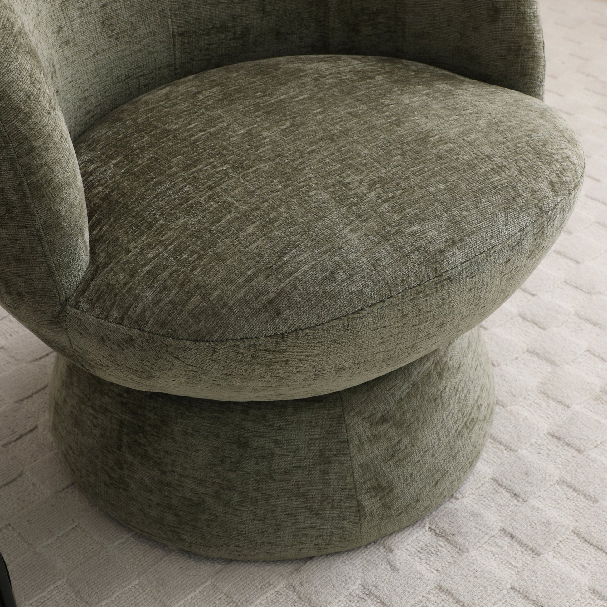 Experience comfort and style with the Tulip Swivel Chair – the perfect blend of luxury and practicality. Upholstered in soft chenille fabric. Free UK Mainland Delivery. Shop online today at www.nobleandnook.co.uk