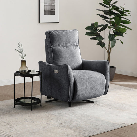 The Finn Electric Recliner Swivel Chair combines modern functionality with luxurious comfort, making it an excellent choice for any contemporary living space. Shop online today at www.nobleandnook.co.uk