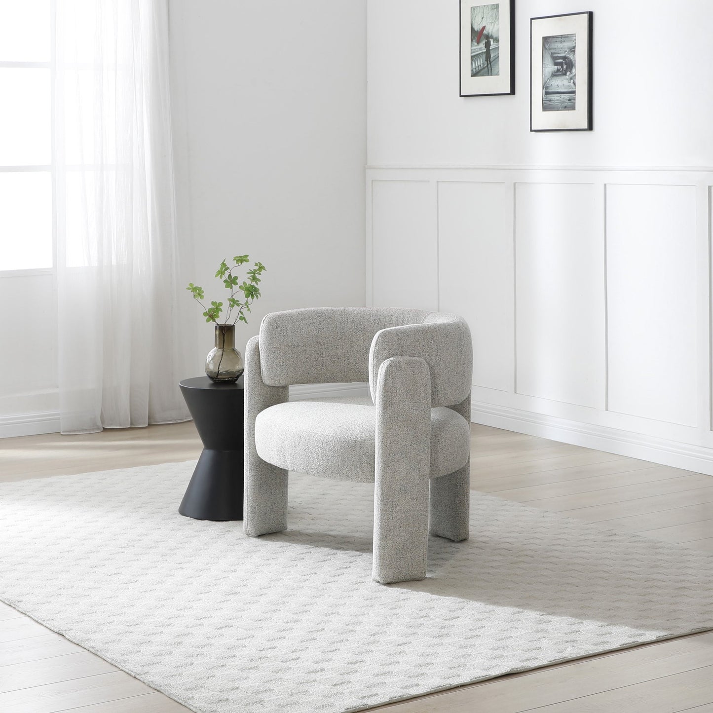 Adelaide Chair | Textured Dressing Chair