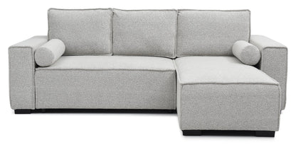 Shop the Harrison Corner Sofa Bed in a Natural Soft Boucle fabric, a versatile and stylish solution for modern homes. This corner sofa bed offers the perfect balance of comfort and practicality.Shop online today at www.nobleandnook.co.uk