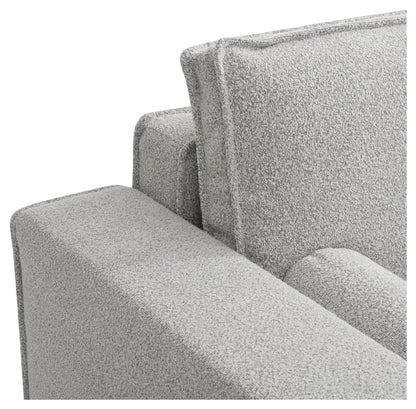 Shop the Harrison Corner Sofa Bed in a Natural Soft Boucle fabric, a versatile and stylish solution for modern homes. This corner sofa bed offers the perfect balance of comfort and practicality.Shop online today at www.nobleandnook.co.uk