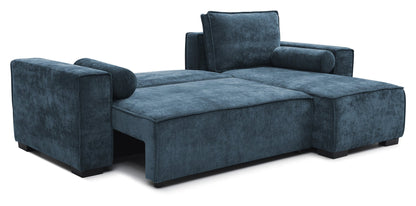 Shop the Harrison Corner Sofa Bed in Navy Blue, a versatile and stylish solution for modern homes. This corner sofa bed offers the perfect balance of comfort and practicality. Shop online today at www.nobleandnook.co.uk