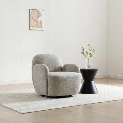 Micky Swivel Chair | Compact Comfort with Modern Style