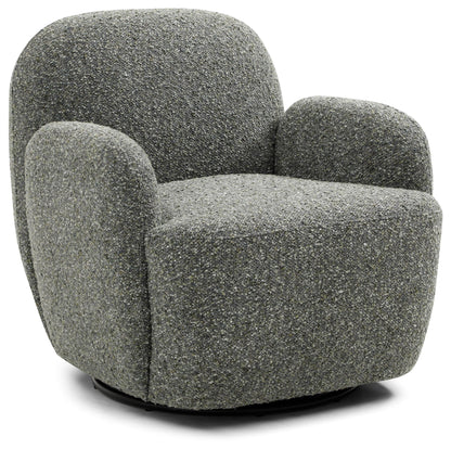 Micky Swivel Chair | Compact Comfort with Modern Style