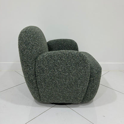 Micky Swivel Chair | Compact Comfort with Modern Style