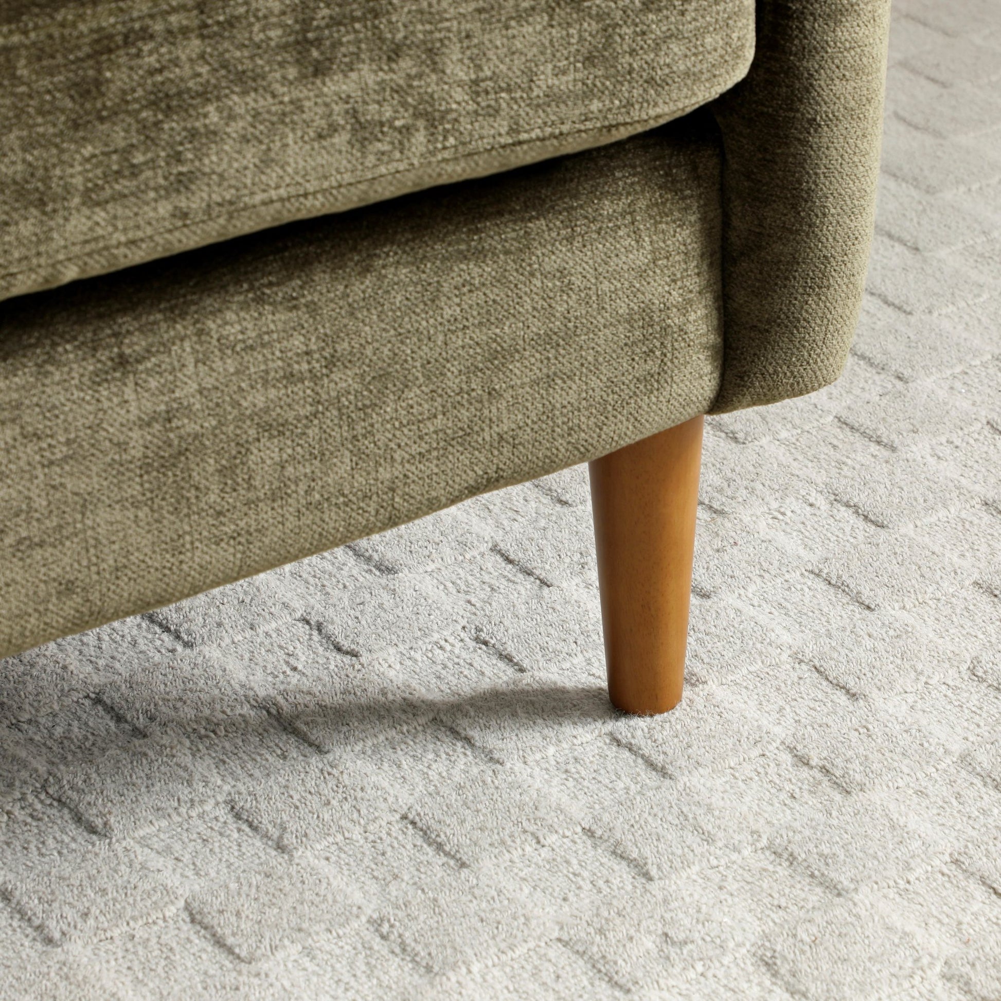 Wingback Inspired Design with an elegant silhouette with gently curved arms for a timeless look. Premium Upholstery, finished in rich Olive Luxe Chenille for a soft, luxurious feel. www.nobleandnook.co.uk