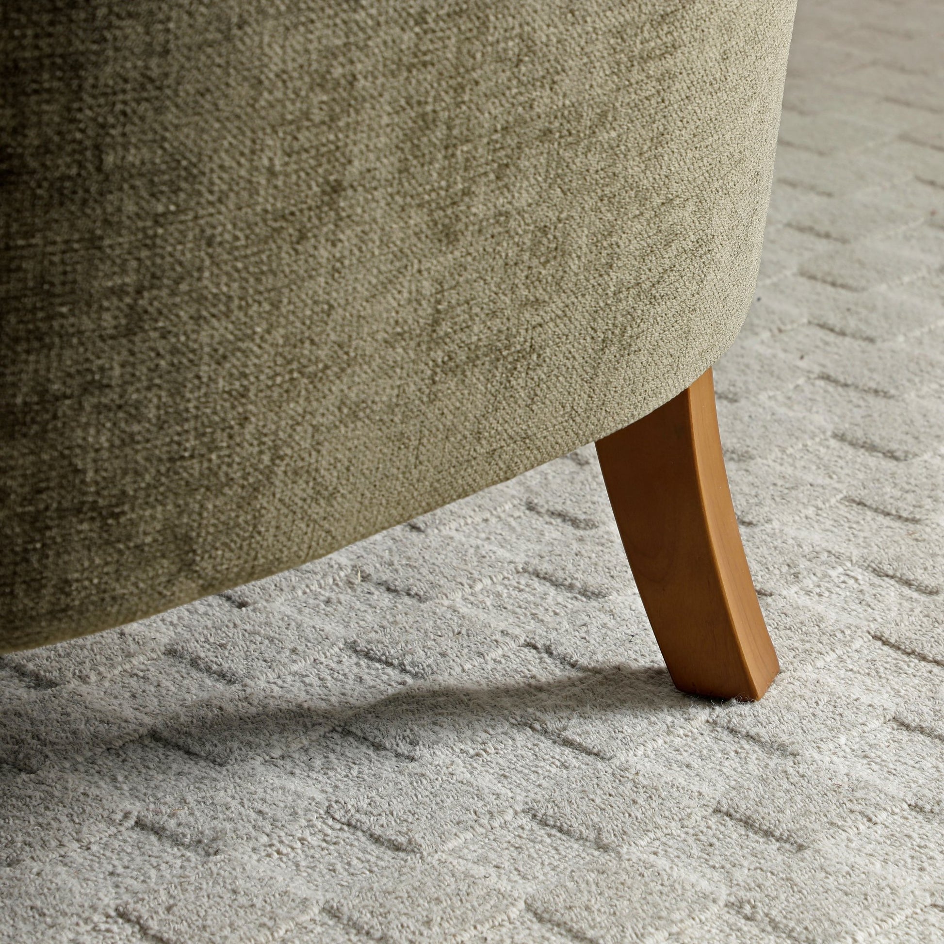 Wingback Inspired Design with an elegant silhouette with gently curved arms for a timeless look. Premium Upholstery, finished in rich Olive Luxe Chenille for a soft, luxurious feel. www.nobleandnook.co.uk