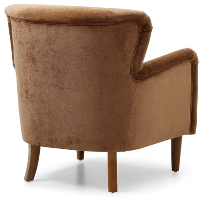 Rosie Wingback Chair | Toffee Luxe Chenille
