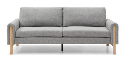 Spacious 3-seater sofa with versatile click-clack mechanism to convert to comfortable bed – H90xW221xD88cm. An ideal solution for modern living. www.nobleandnook.co.uk
