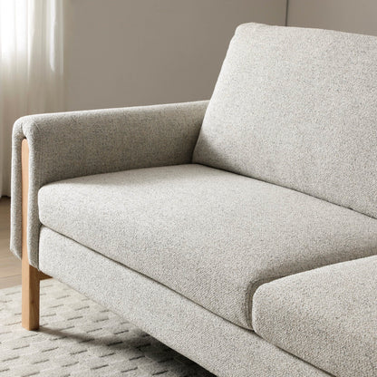 Spacious 3-seater sofa with versatile click-clack mechanism to convert to comfortable bed – H90xW221xD88cm. An ideal solution for modern living. www.nobleandnook.co.uk