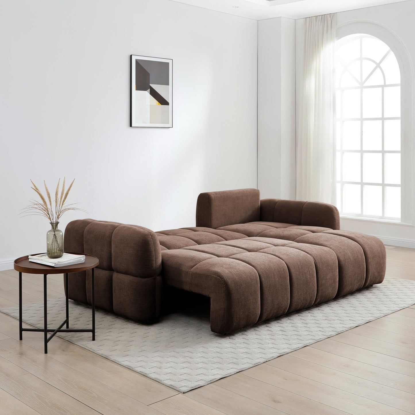 The Morgan Quilted Corner Sofa Bed
