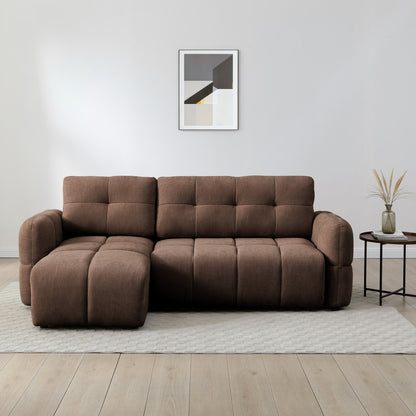 The Morgan Quilted Corner Sofa Bed