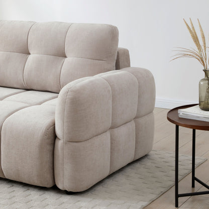 The Morgan Quilted Corner Sofa Bed