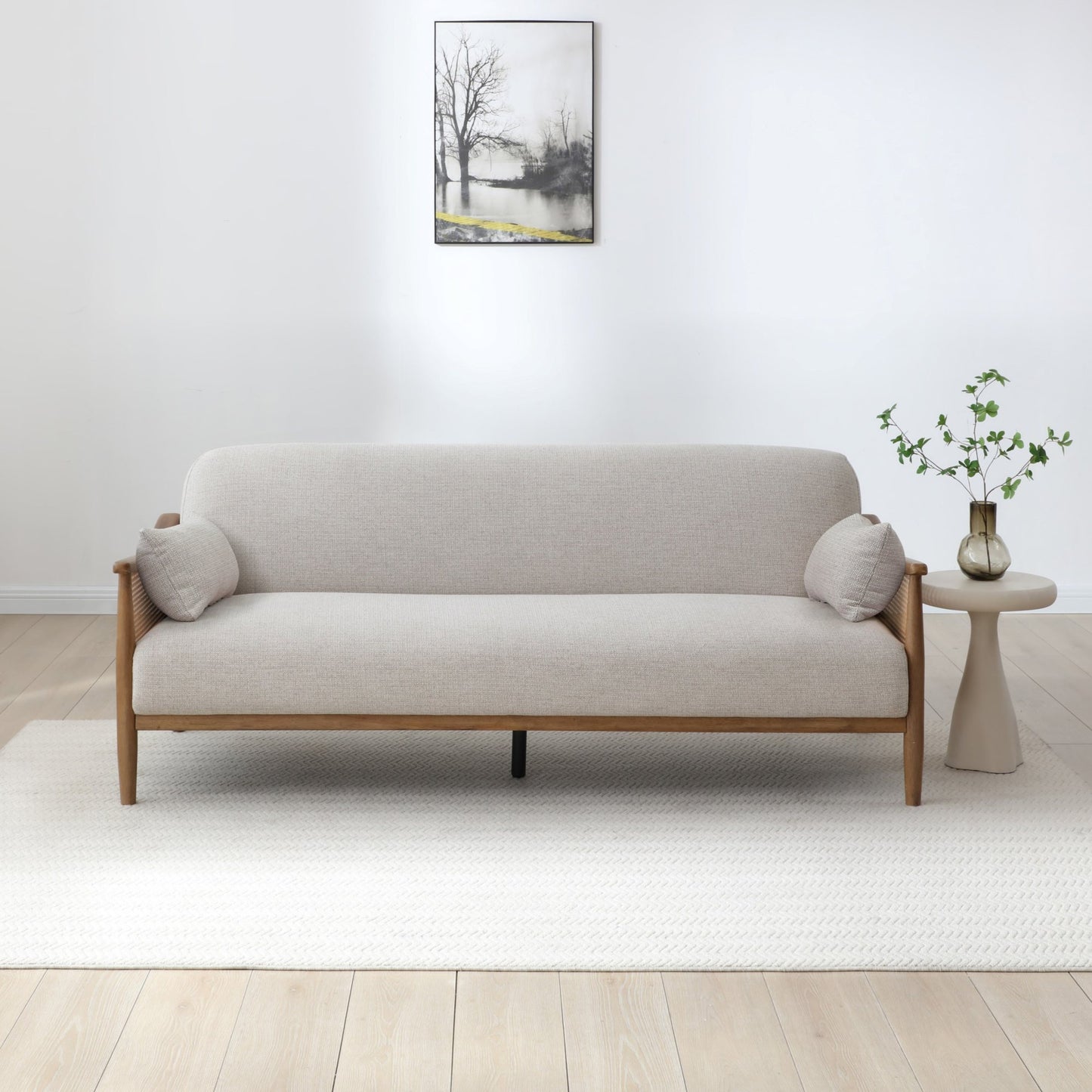 Zara Rattan Arm Sofa Bed