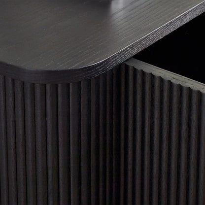 Louis Black Fluted Sideboard