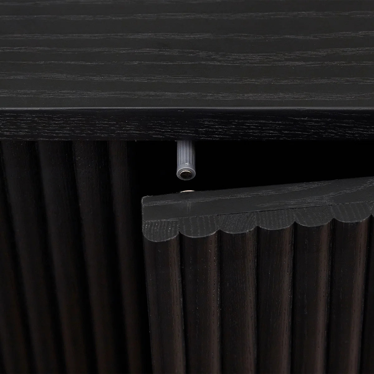 Louis Black Fluted Sideboard
