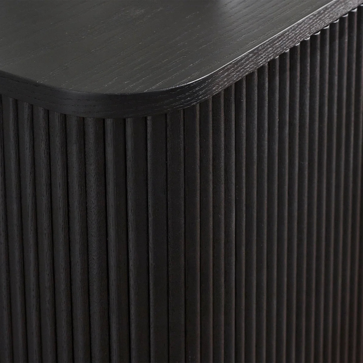 Louis Black Fluted Sideboard