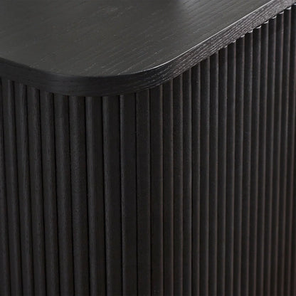 Louis Black Fluted Sideboard