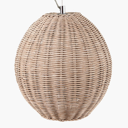 Crafted from exquisite antique cream-wash rattan and featuring an attractive oval design by Pacific Lifestyle. Shop online now at www.nobleandnook.co.uk