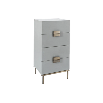 The Lilly Narrow Chest is the perfect solution to rooms with limited space. Its elegant and simple design will make any room look great. Shop online now at www.nobleandnook.co.uk