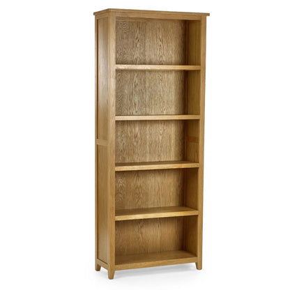 Mallory Tall Bookcase | Solid Oak