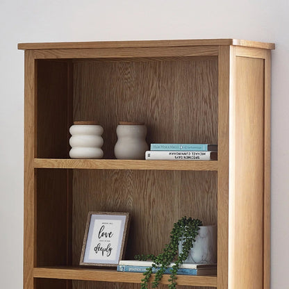 Mallory Tall Bookcase | Solid Oak