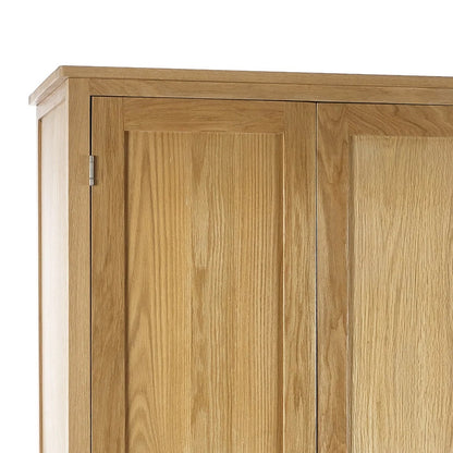 Mallory Oak 3 Door Wardrobe with Drawers